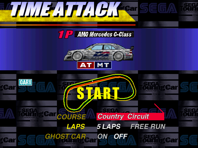 Sega Touring Car Championship screenshot 3 for Sega Saturn